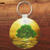 生命平和の木 キーホルダー (正面)