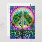 生命平和の木 ポストカード (正面/裏面)