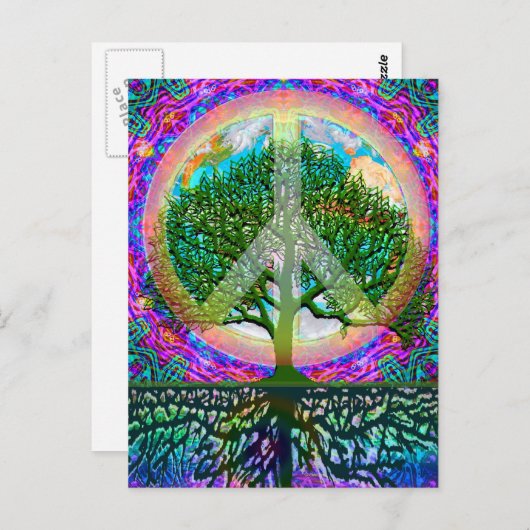 生命平和の木 ポストカード (正面/裏面)