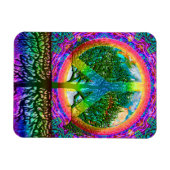 生命平和の木 マグネット (横)