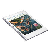 生命引用文のコイの芸術のノートを祝って下さい ノートブック (右側)