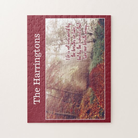 生命引用文の名前をカスタムするのパズル ジグソーパズル (縦)