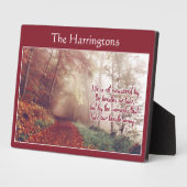 生命引用文名前をカスタムする斑 フォトプラーク (側面)