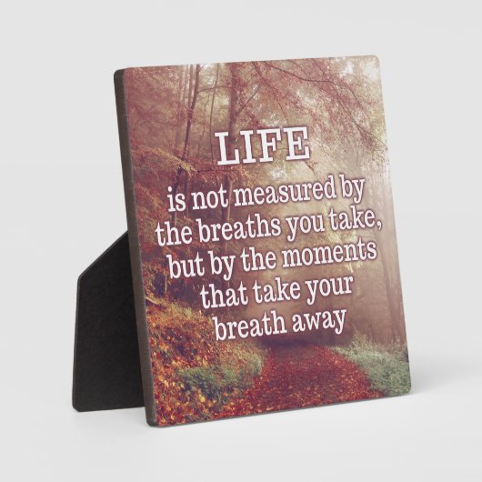 生命引用文斑 フォトプラーク (正面)