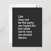 生命引用文 ポストカード (正面/裏面)