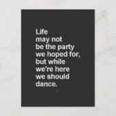 生命引用文 ポストカード (正面)