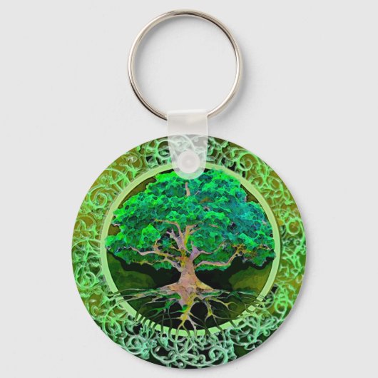 生命忍耐の木 キーホルダー (正面)