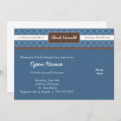 生命招待のお祝い 招待状 (正面/裏面)