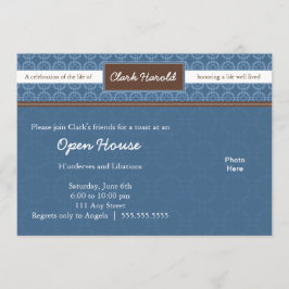 生命招待のお祝い 招待状