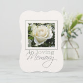 生命招待状の愛情のある記憶かお祝い 招待状 (スタンド正面)