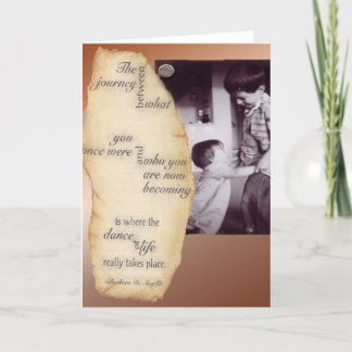 生命挨拶状のダンス カード