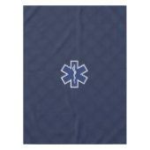 生命救急医療隊員カーボン繊維のスタイルの星 テーブルクロス (正面)