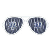 生命救急医療隊員緊急の医学Sの装飾の星 アビエーターサングラス (正面)