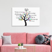 生命教育樹 キャンバスプリント (インサイチュ (リビング))