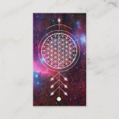 生命星雲のヨガの霊気の占星術の*~*の花 名刺 (正面)