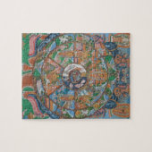 生命曼荼羅のパズルの車輪 ジグソーパズル (横)