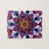 生命曼荼羅8のギフトの花 ジグソーパズル (横)