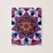 生命曼荼羅8のギフトの花 ジグソーパズル (縦)