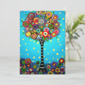 生命樹バー/バルミツワー 招待状 (スタンド正面)