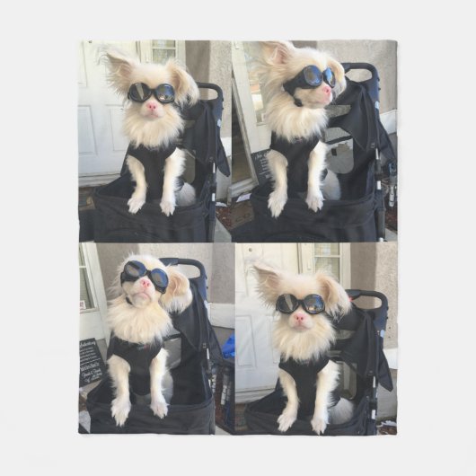 生命毛布媒体の幸運な第2のチャンス フリースブランケット (正面)