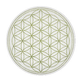 生命水晶格子(V芽)の花 カッティングボード