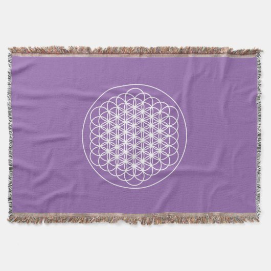 生命治療毛布の花 スローブランケット (正面)