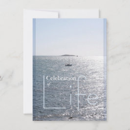 生命海景2の招待状のお祝い 招待状