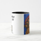 "生命王冠が付いている実験室"の女王の実験室とよりよいです マグカップ (中央)