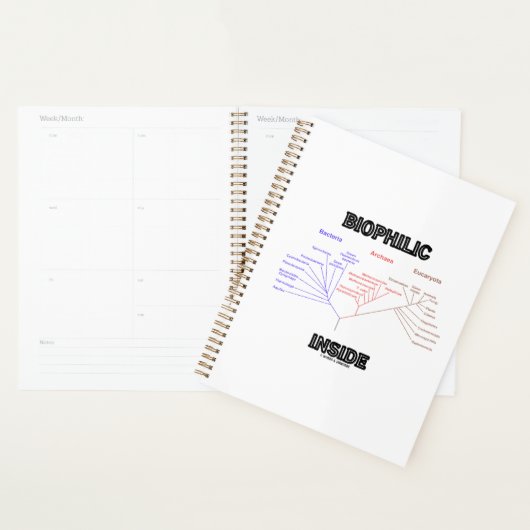 生命生物学の系統樹の内部の生薬 プランナー手帳 (ディスプレー)
