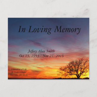 生命発表のお祝い 案内ポストカード