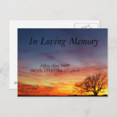 生命発表のお祝い 案内ポストカード (正面/裏面)