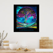 生命瞑想ツリー ポスター (キッチン)