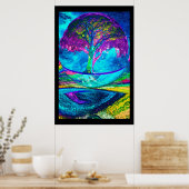 生命瞑想ツリー ポスター (キッチン)