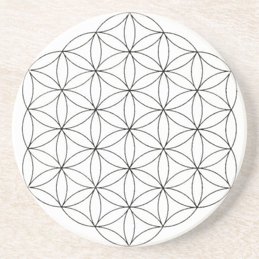 生命砂岩コースターの花 コースター (正面)