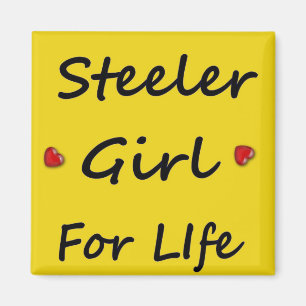 生命磁石のためのSteelerの女の子 マグネット