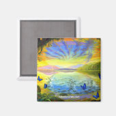 生命磁石川 マグネット (正面/裏面)