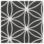 生命神聖な幾何学の花 ファブリック (クローズアップ)