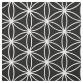 生命神聖な幾何学の花 ファブリック (見本)