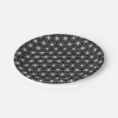 生命神聖な幾何学の花 ペーパープレート (アングル)