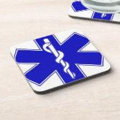 生命紋章のギフトの救急医療隊員の星 コースター (左側)