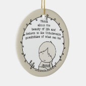 生命美しい セラミックオーナメント (右)