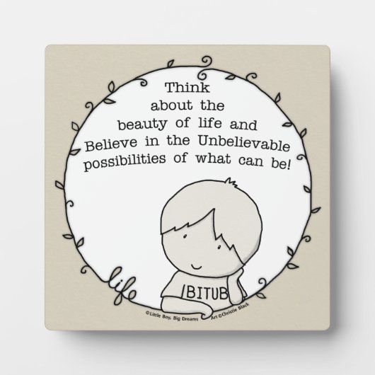 生命美しい フォトプラーク (正面)