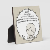 生命美しい フォトプラーク (正面)