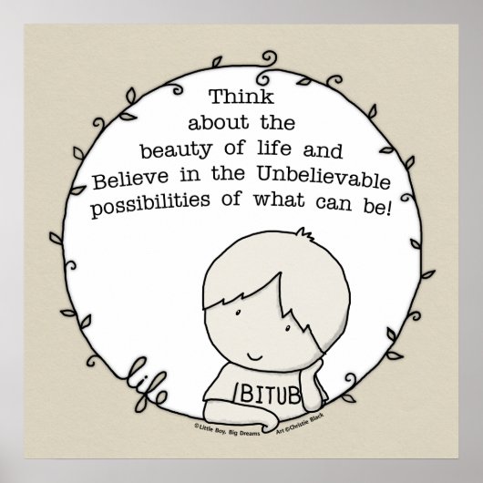 生命美しい ポスター (正面)