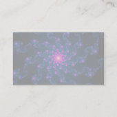 生命花のフラクタルの芸術 名刺 (裏面)