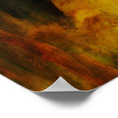 生命花序抽象芸術 ポスター (角)