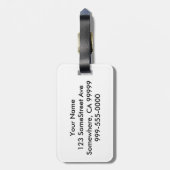 生命荷物のラベルのための山猫 ラゲッジタグ (裏面縦)