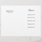 生命記念プログラム青のwatercolのお祝い (裏面)