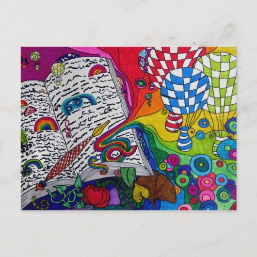 生命郵便はがきの本 ポストカード (正面)