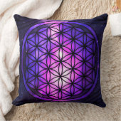 生命銀河の綿の装飾用クッションの花 クッション (ブランケット)